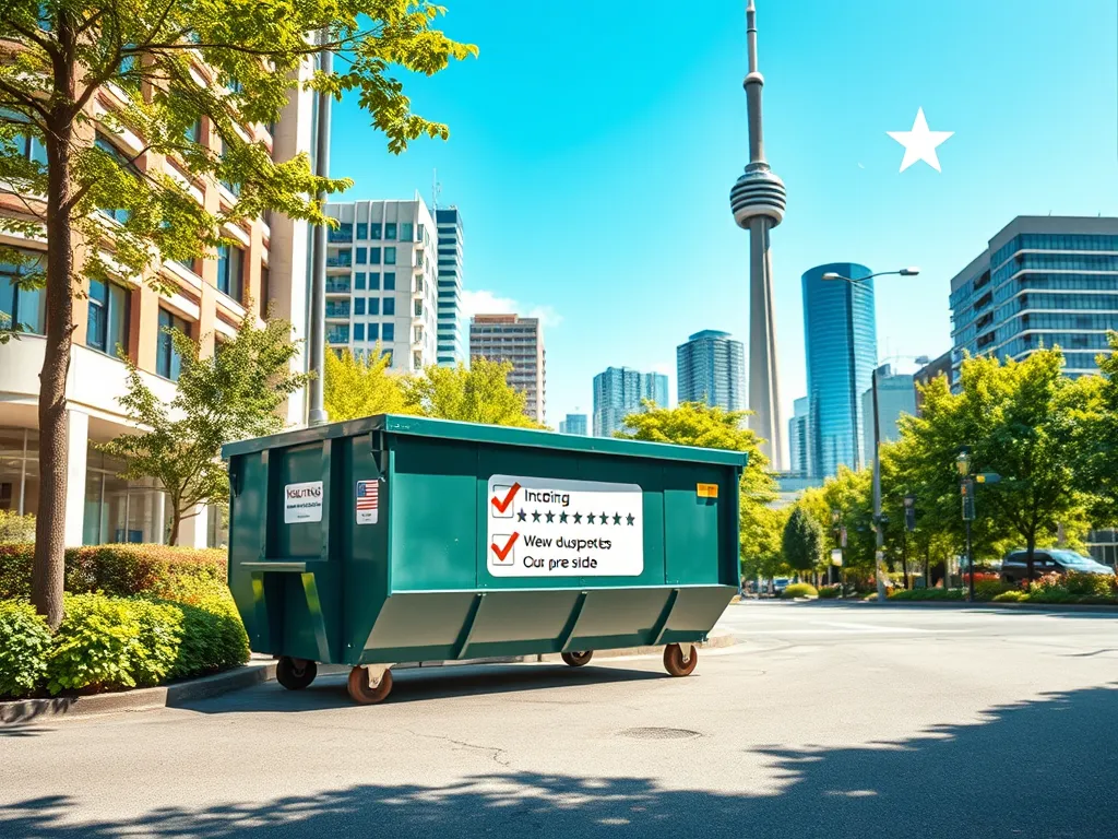 Essential Guide to Dumpster Rental Reviews in Toronto